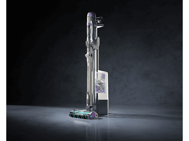 Aspirador escoba - Shark IP3251EUT CLEAN & EMPTY POWERDETECT + VACIADO AUTO, 380 W, Potencia de succión 142 W, Depósito 0,7 l, Autonomía 1min