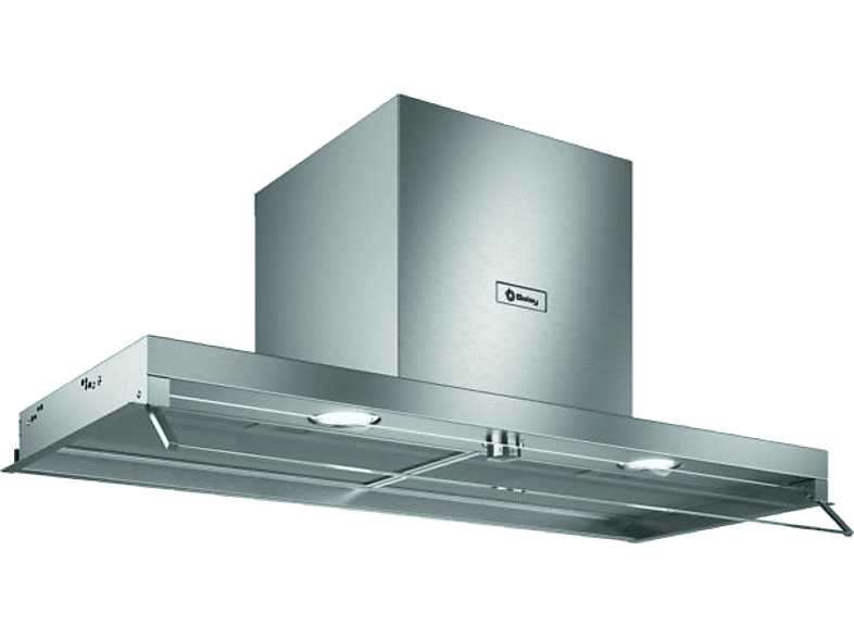 Campana grupo filtrante - Balay 3BD896MX, Decorativa, De pared, 620 m³/h, 250 W, 70 dB, Clase A, Inox