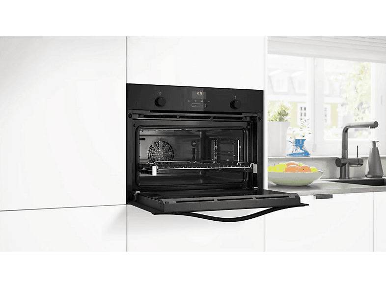 Horno compacto - Balay 3CB5159N3, Integrable, 47 l, 59,4 cm, Cristal Negro