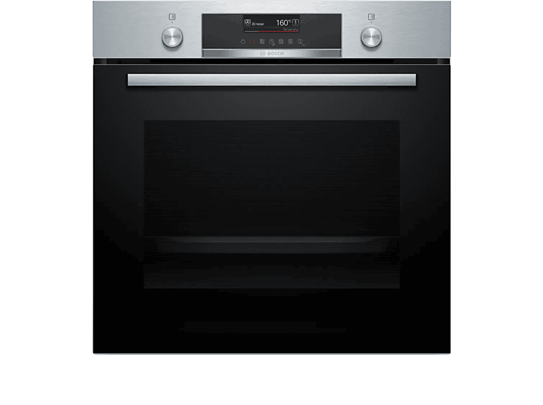 Horno multifunción - Bosch HBG579ES3, Integrable, Pirolítico, 71 l, 66 mm, Grey