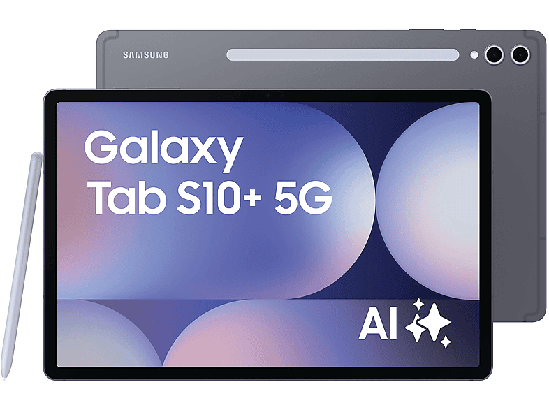 Tablet - Samsung Galaxy Tab S10+, 256 GB, Grey, 12,4 " WQXGA+, 12 GB RAM, Tablet Android