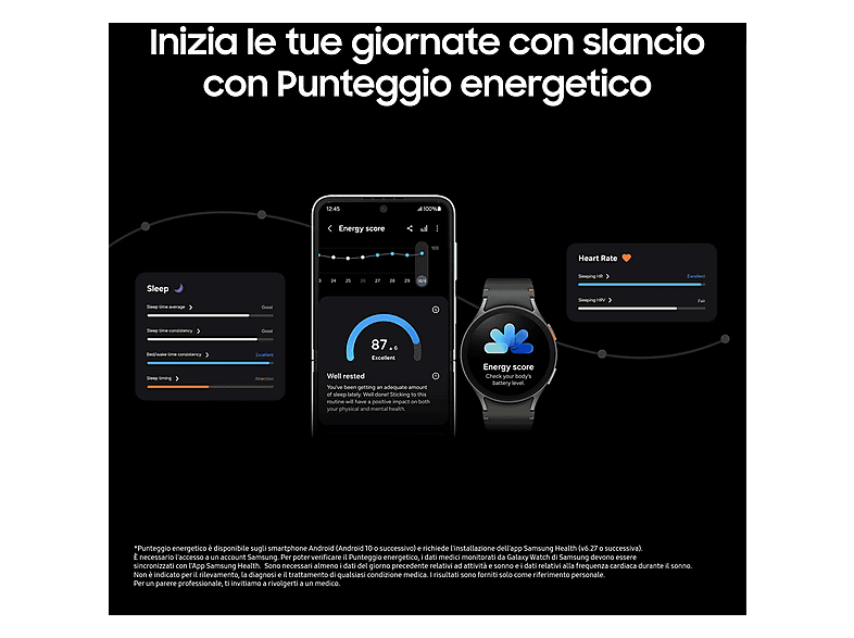 Smartwatch - Samsung Galaxy Watch7, Aluminio, Verde