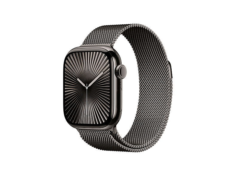 Apple Watch - Apple APPLE WATCH S10 46 SL TI SL ML SM CEL-YPT, 140 a 245 mm, Titanio, Pizarra