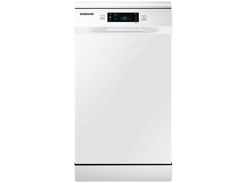 Lavavajillas - Samsung DW50R4070FW/EC, 10 servicios, 6 programas, 44.9 cm, Sistema AutoOpen, Configuración Flexible, Blanco