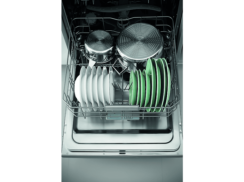Lavavajillas - Indesit DFO 3T133 A F X, 13 servicios, 9 programas, 60 cm, Inox