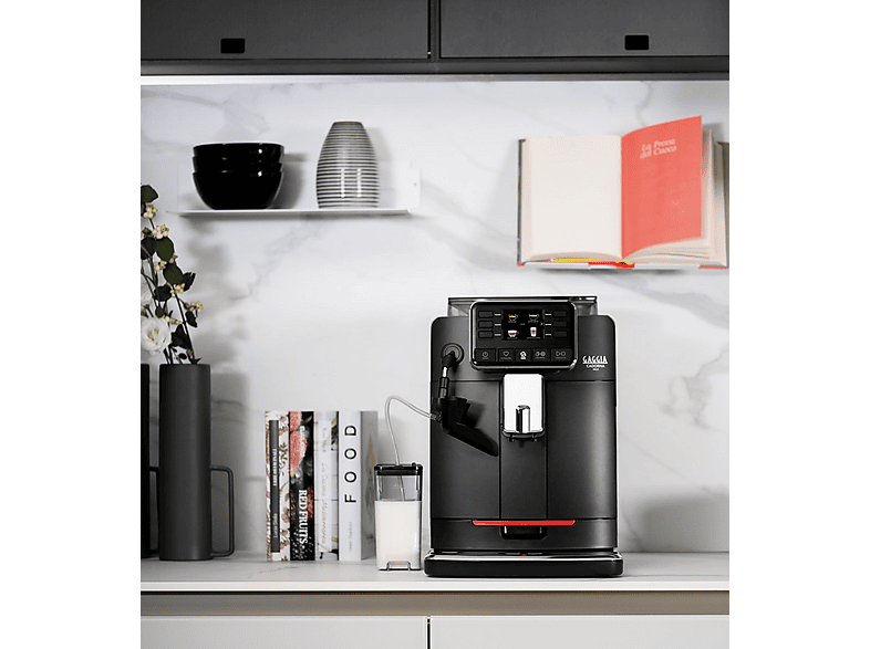 Máquina espresso - Gaggia Cadorna Milk, 15 bar, 1900 W, 0,5 l, 2 tazas, Negro