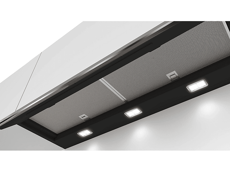 Campana decorativa - Bosch DBB97AM60, 3 velocidades, 460 m³/h, 897 mm, Negro