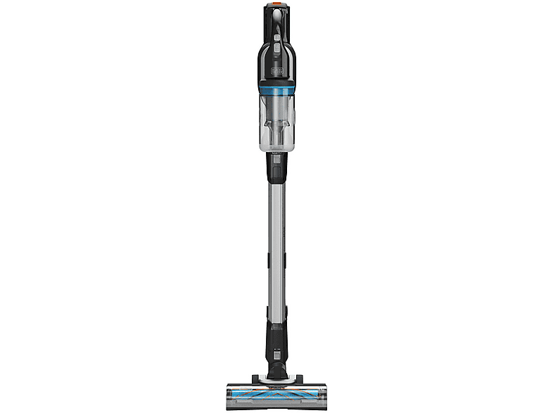 Aspirador escoba - Black & Decker BHFEB520D1, 18 V, Potencia de succión 40 AirWatt, Depósito 0,75 l, Autonomía 56 min, Gris negro