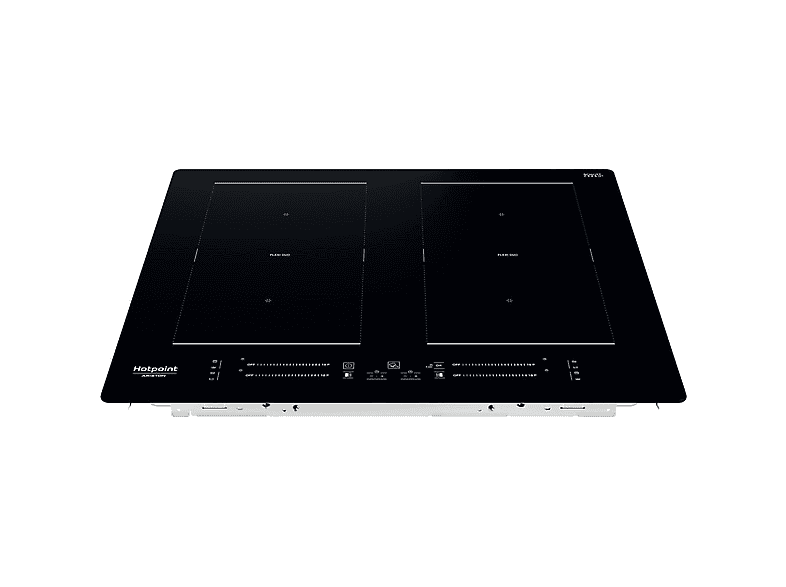 Placa de inducción - Hotpoint HS 5160C NE, 4 zone(s) zonas, 590 mm, Negro