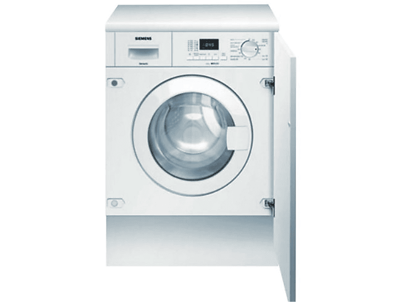 Lavadora secadora integrable - Siemens WK12D322ES, IQ300, 7 kg+4kg, 1200 rpm, 9 programas, Display XL, Inicio diferido 24 hs, Blanco
