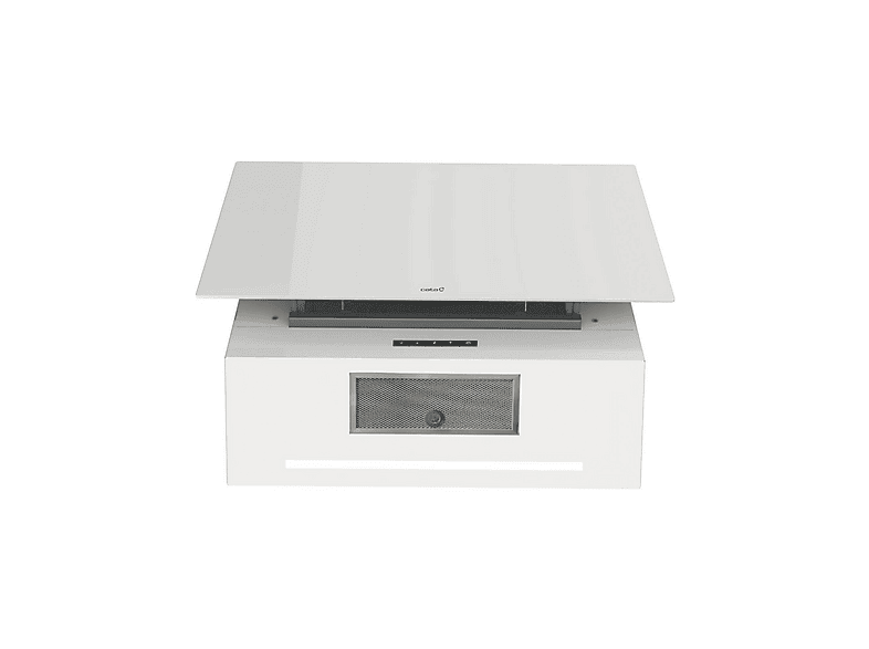 Campana decorativa - Cata THALASSA 700GWH /G, 4 velocidades, 811 m³/h, 70 cm, Blanco