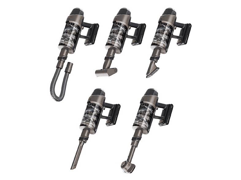 Aspirador escoba - Cecotec 666 ROCKSTAR 12500 STELLAR AQUAPET FLEX, 700 W, Potencia de succión 310 AirWatt, Depósito 0,5 l, Autonomía 120 min, Negro