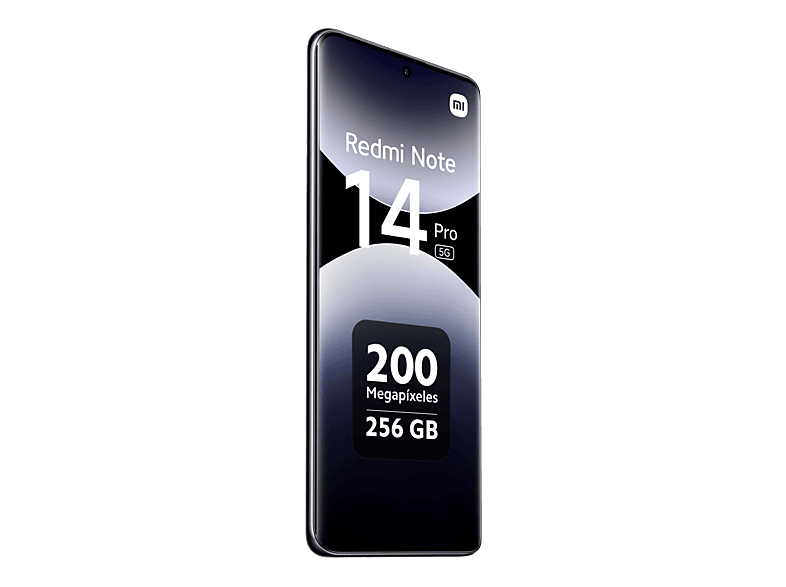 Smartphone - Xiaomi REDMI NOTE 14 PRO 6.67P/5G/8N/8+256GB/B, Negro medianoche, Móvil Android, 8 GB RAM, 6,67 " AMOLED 1.5K, 5110 mAh