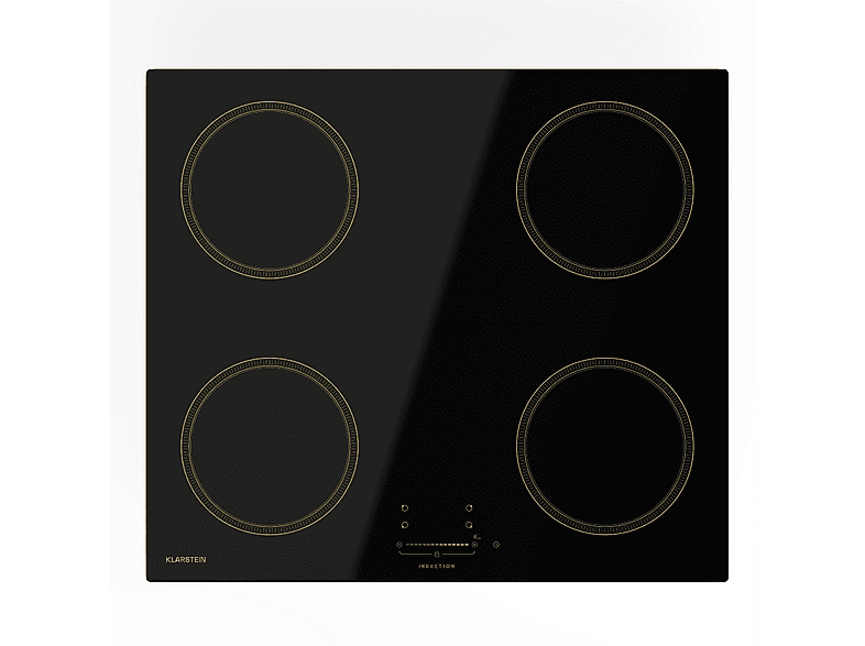 Placa de inducción - Klarstein Victoria 60, 4 zonas, 59 cm, Negro