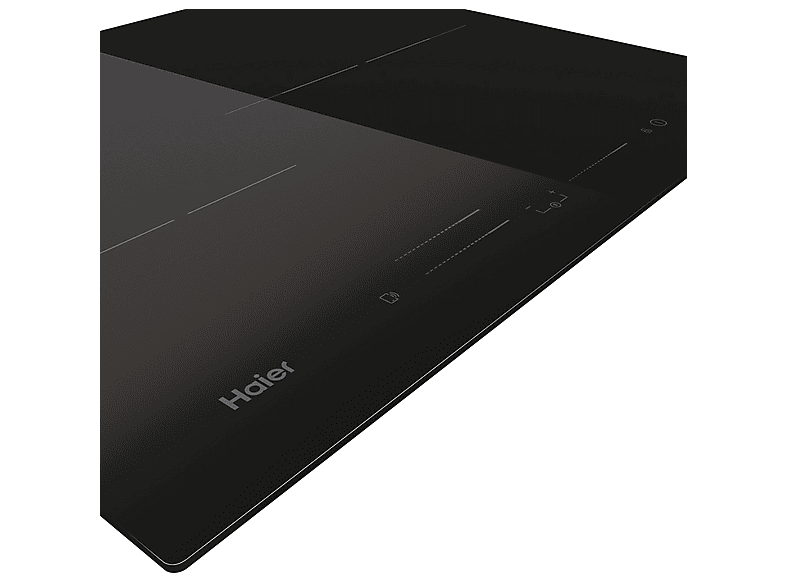 Placa Inducción - Haier Series 4 HAIDSJ63MC, 3 zonas, Zona grande 29 cm, 60 cm, Wi-Fi & App, Negro