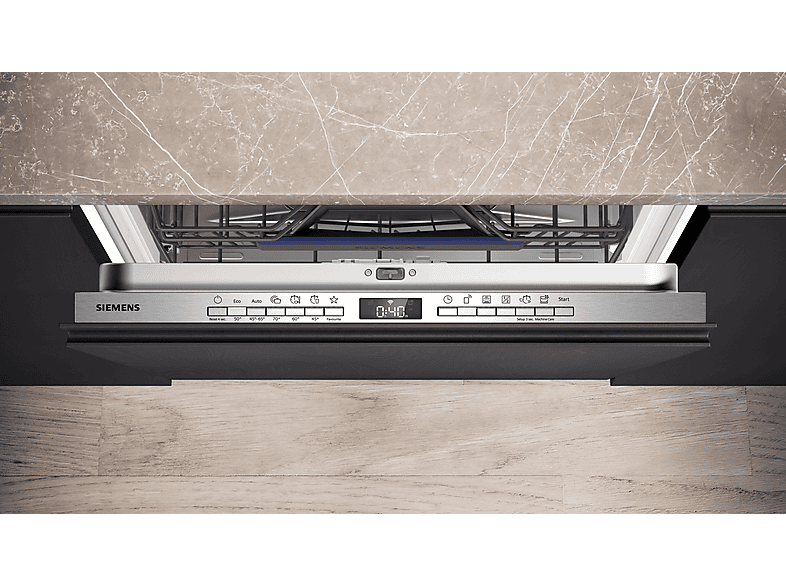 Lavavajillas integrable 60 cm - Siemens iQ300 SN73EX22CE, 14 servicios, 6 programas, 598 mm, Black