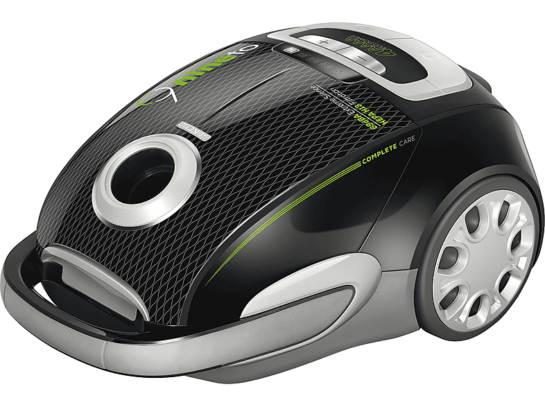 Aspirador con bolsa - Sencor SVC 9000BK, 800 W, Depósito 4 l, Negro, Verde, Plata