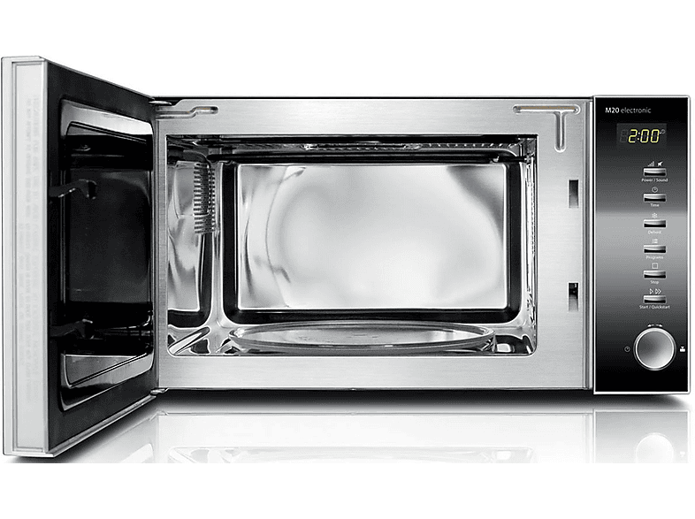 Microondas - Caso 3315, 800 W, 5 potencia, 20 l, Plata
