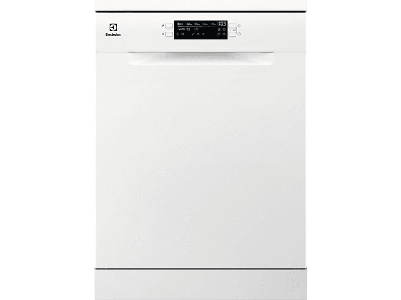 Lavavajillas libre instalación 60 cm - Electrolux ESA47301SW, 13 servicios, 8 programas, 598 mm, Blanco