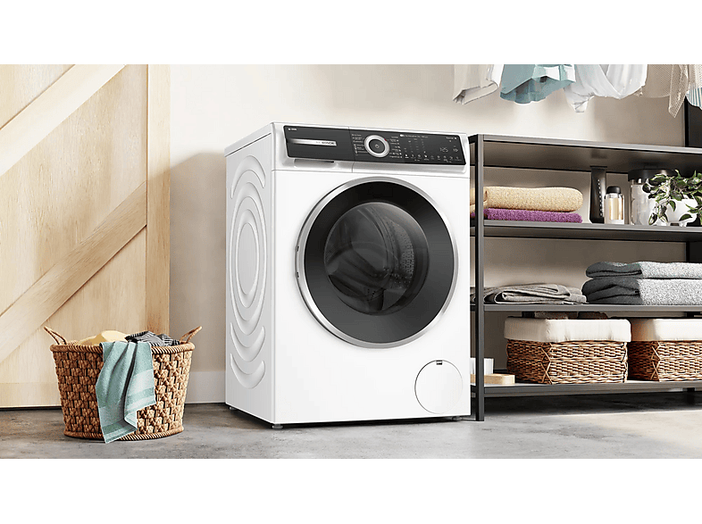 Lavadora carga frontal - Bosch Serie 6 WGH244A0ES, 9 kg, 1400 rpm, 14 programas, Blanco