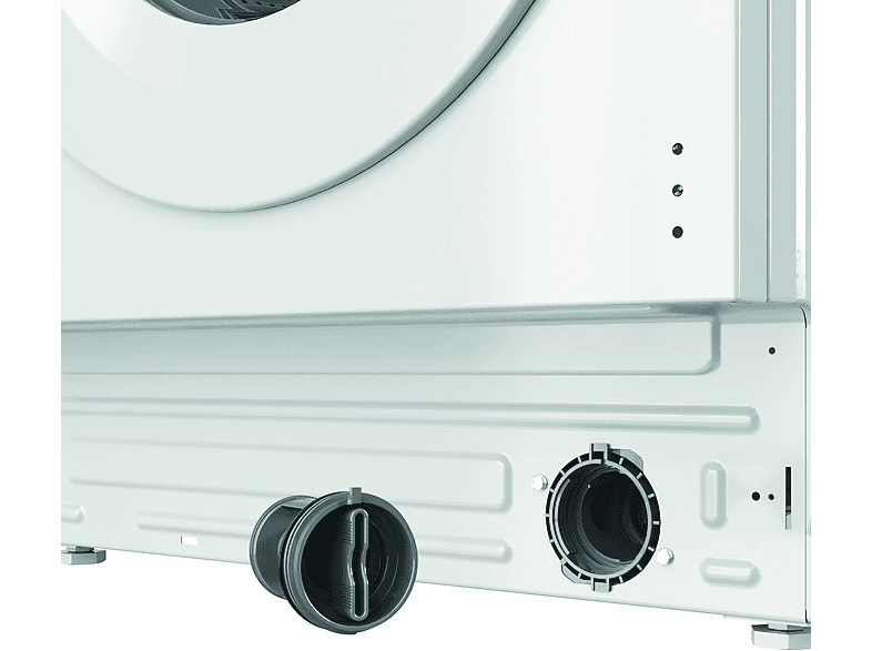 Lavadora integrable - Indesit BI WMIL 71252 EU N, 7 kg, 1200 rpm, Push&Wash, 14 programas, Sin panelar