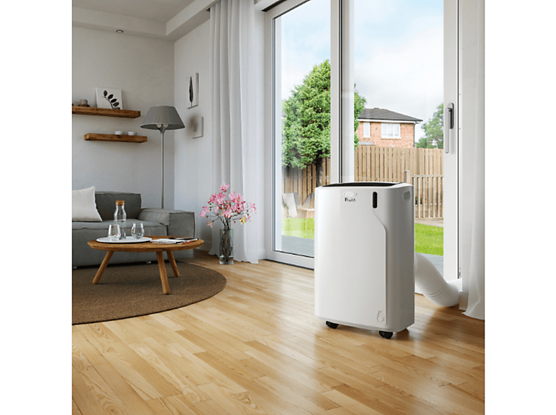 Aire acondicionado portátil - De Longhi, De'Longhi Pinguino PAC EM90 Silent, 2450 fg/h, 2.5kW, 90m³, 3 en 1, Temporizador, 63dB, Gas Eco-Friendly