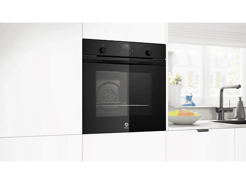 Horno multifunción - Balay 3HB5159N3, Integrable, Hidrolítica, 71 l, 59,4 cm, Cristal Negro