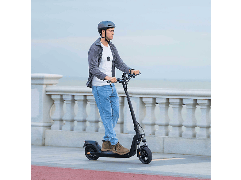 Patinete eléctrico - Joyor C10 DGT con homologación para circular por carretera (DGT) + Casco, Carga máx. 120 kg, 10,4 mAh, Negro