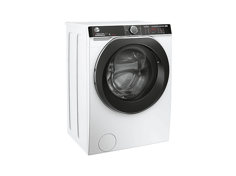 Lavadora secadora - Hoover H-WASH&DRY 500 HDP 4149AMBC/1-S, 14kg+9kg, 1400rpm, Wi-Fi, Vapor, Inverter, Blanco