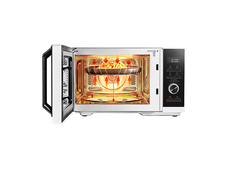 Microondas - Toshiba MW3-AC26SF, 2100 W, 26 l, Blanco