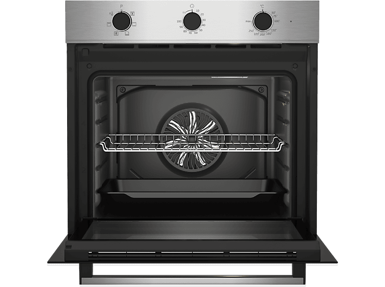 Horno - Beko BBIE12100XD, Multifunción, Hidrólisis, 66 l, 59.4 cm, Tecnología Aeroperfect, Inox