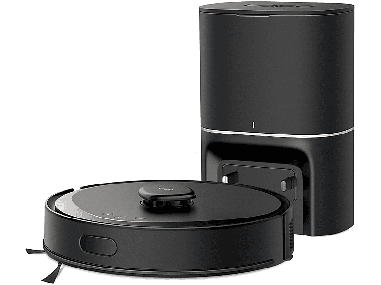 Robot aspirador - TP-Link Tapo RV30 Max Plus, 1 kW, Potencia de succión 5300 kPa, Depósito 1 l, Autonomía 120 min, Black