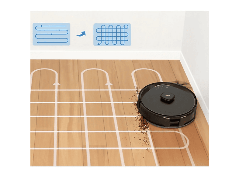 Robot aspirador - TP-Link Tapo RV30 Max Plus, 1 kW, Potencia de succión 5300 kPa, Depósito 1 l, Autonomía 120 min, Black