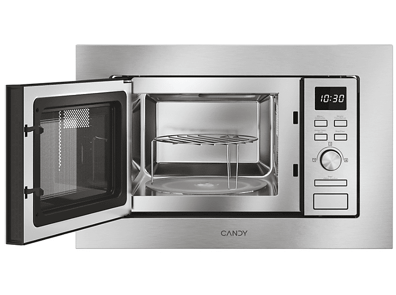 Microondas integrable - Candy CA20FMW7NG, 8 potencia, 20 l, Acero