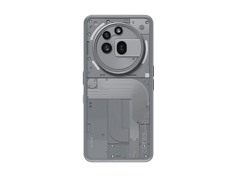 Smartphone - Nothing Phone 3a Pro, Gris, Móvil Android, 256 GB, 12 GB RAM, 6,77 " FHD+ AMOLED, Qualcomm® Snapdragon 7s Gen 3, 5000 mAh