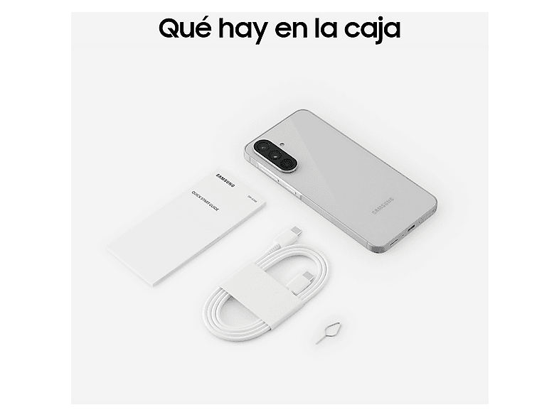 Smartphone - Samsung A56 6.6P/5G/8N/8+256GB/G, Gris, Móvil Android, 8 GB RAM, 6,7 " FHD+ Super AMOLED, Exynos 1580, 5000 mAh
