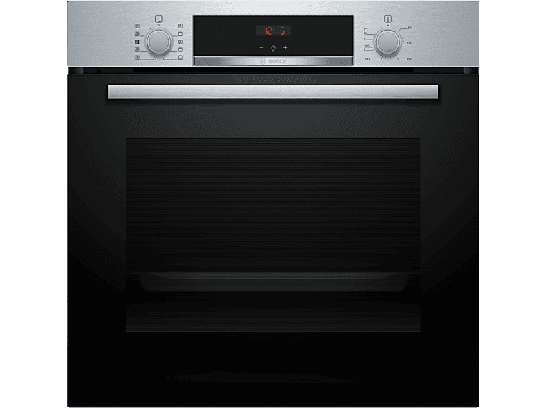 Horno a vapor - Bosch HQA514ES3, Hidrolítica, 71 l, 594 mm, Grey