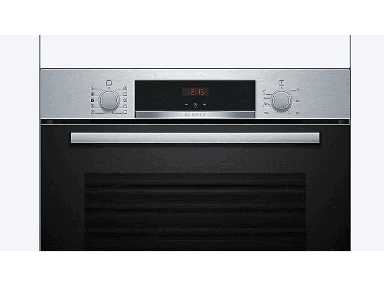 Horno a vapor - Bosch HQA514ES3, Hidrolítica, 71 l, 594 mm, Grey