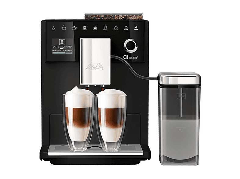 Máquina espresso - Melitta CI Touch, 15 bar, 1,400 W, Negro Mate