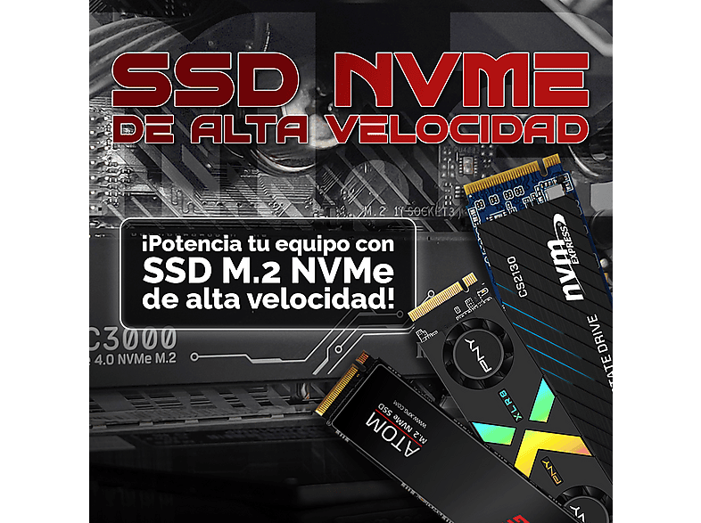 PC Gaming - PC Racing MK I5, Intel® Core™ i5 12400F, 32 GB RAM, 2 TB SSD, GeForce RTX™ 5060, Windows 11 Pro, Negro