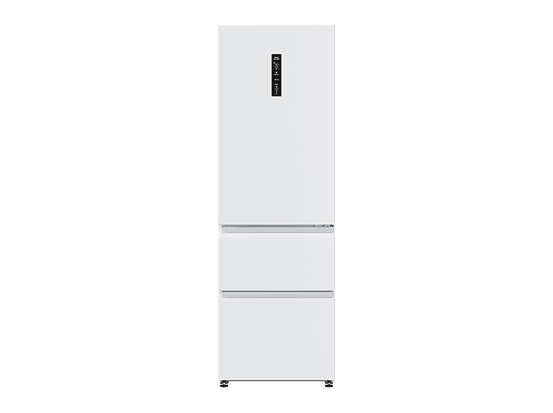 Frigorífico combi - Haier HTW5618ENPW, No Frost, Altura 1850 mm, Capacidad 360 l, Blanco