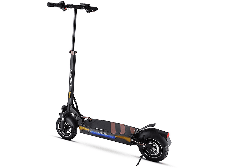 Patinete eléctrico - Smartgyro SPEEDWAY PRO C Homologado DGT, Pot. máx. 1000 W, Carga máx. 140 kg, 60 km autonomía, 15,000 mAh, Negro