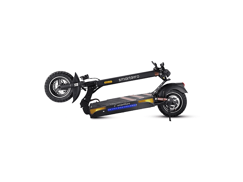 Patinete eléctrico - Smartgyro SPEEDWAY PRO C Homologado DGT, Pot. máx. 1000 W, Carga máx. 140 kg, 60 km autonomía, 15,000 mAh, Negro