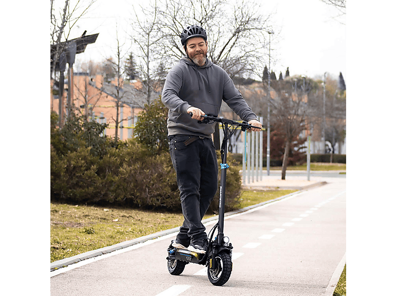 Patinete eléctrico - Smartgyro XTREME SPEEDWAY, Pot. máx. 800 W, Carga máx. 140 kg, 45 km autonomía, 13,000 mAh, Negro