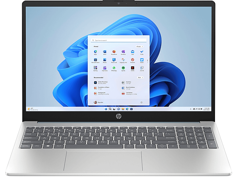Portátil - HP 15-fd0239ns, 15,6 " Full-HD, Intel® Core™ i5-1334U, 8 GB RAM, 512 GB SSD, Iris® Xᵉ, Windows 11 Home, Azul