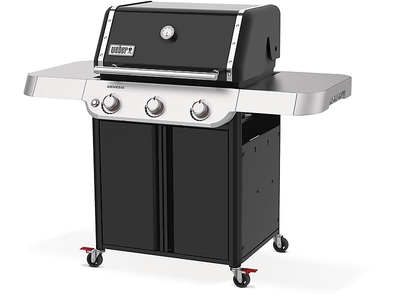 Barbacoa de gas - Weber Genesis E-315 Black, Negro
