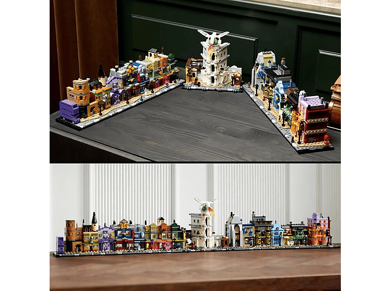 Juego de construcción - LEGO Harry Potter Callejón Diagon: Maqueta con 12 Figuras y Autobús para Adultos 76444, edad recomendada: 18 año(s)