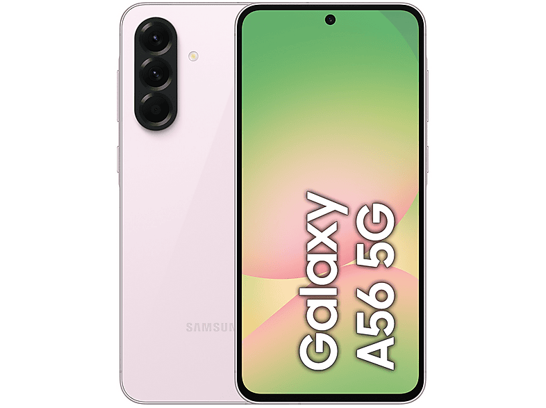 Smartphone - Samsung Galaxy A56 5G, Rosa, Móvil Android, 256 GB, 8 GB RAM, 6,7 " Super AMOLED, Gorilla Glass Victus+, 120 Hz, 5,000 mAh