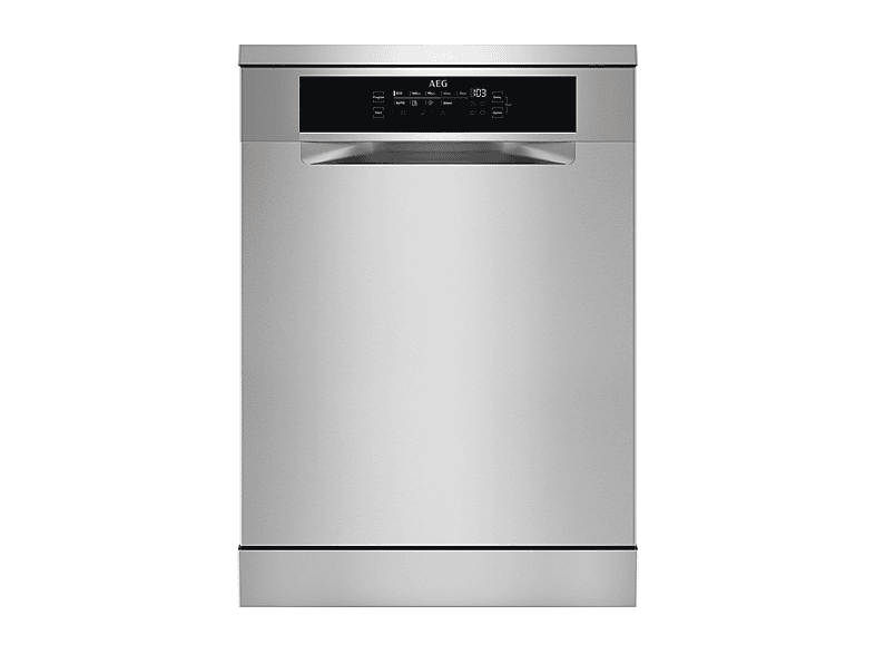 Lavavajillas libre instalación 60 cm - AEG Serie 7000 GlassCare FFB75707PM, 14 servicios, 9 programas, 59,8 cm, INOX