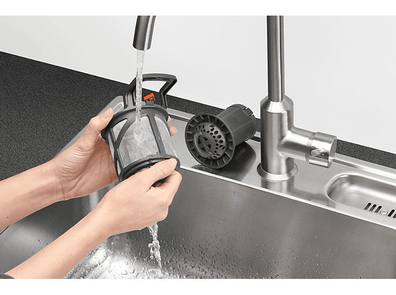 Lavavajillas libre instalación 60 cm - AEG Serie 7000 GlassCare FFB75707PM, 14 servicios, 9 programas, 59,8 cm, INOX